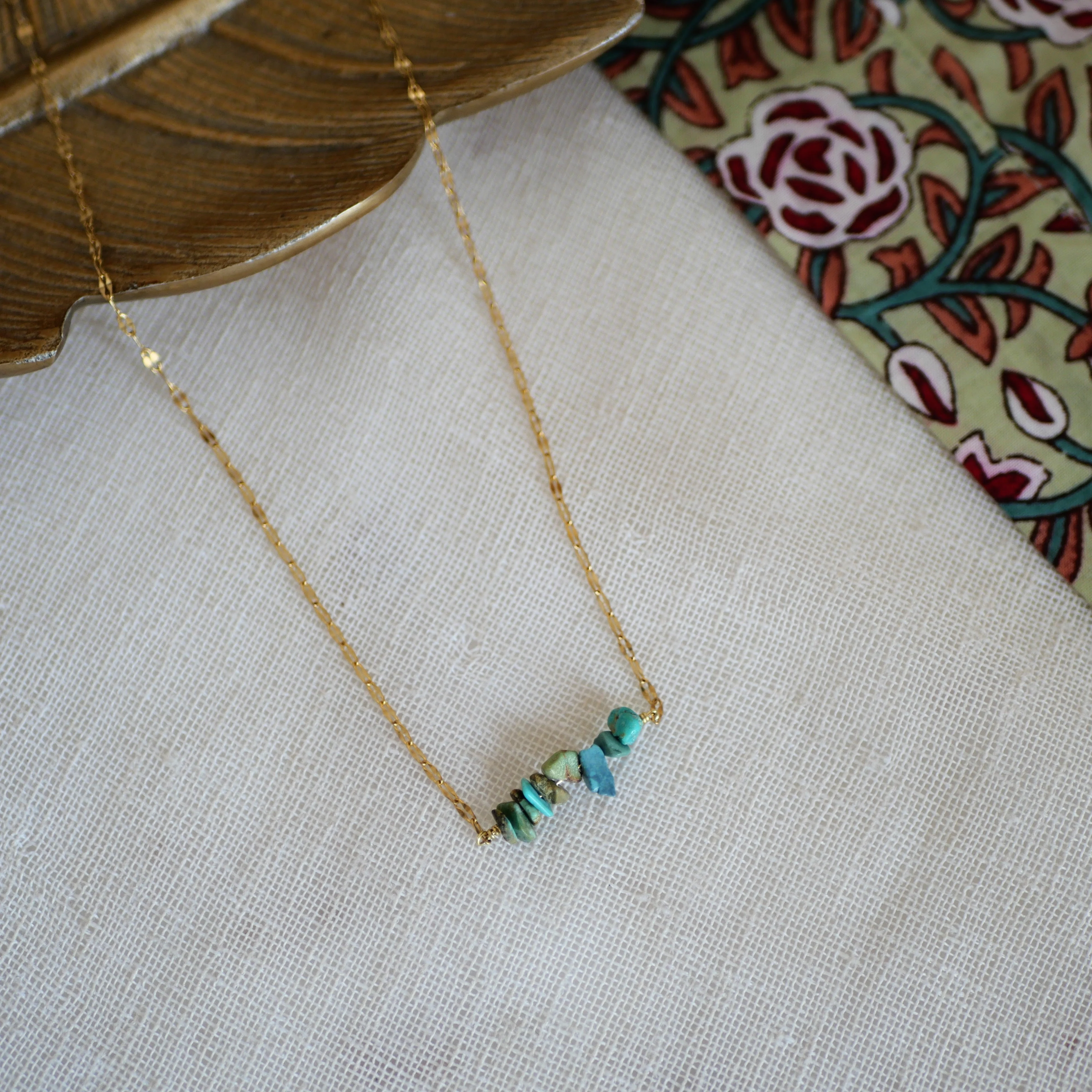DHARA - Collier | Bleu