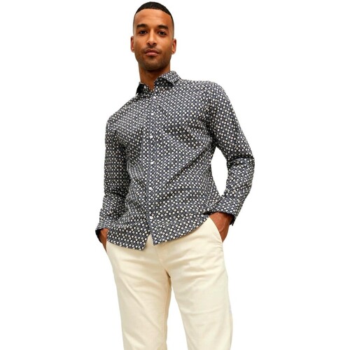 Jack & Jones - CAMISA CORTE SLIM HOMBRE JACK&JONES 12226091 Azul