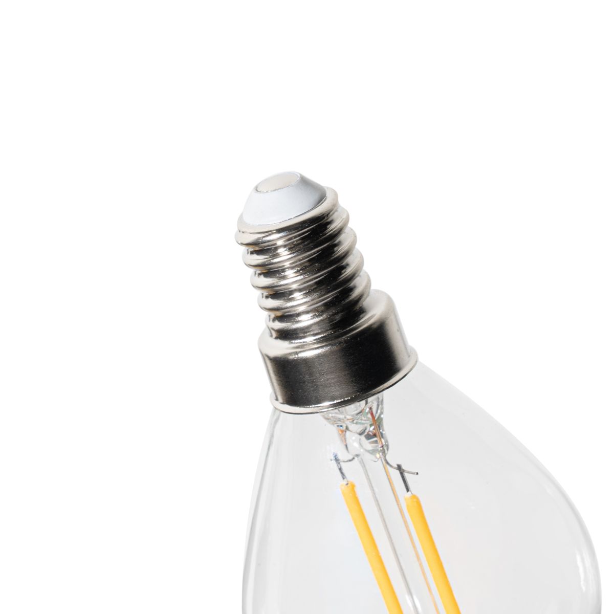 E14 dimbare LED lamp P45 helder glas 3W 250 lm 2700K