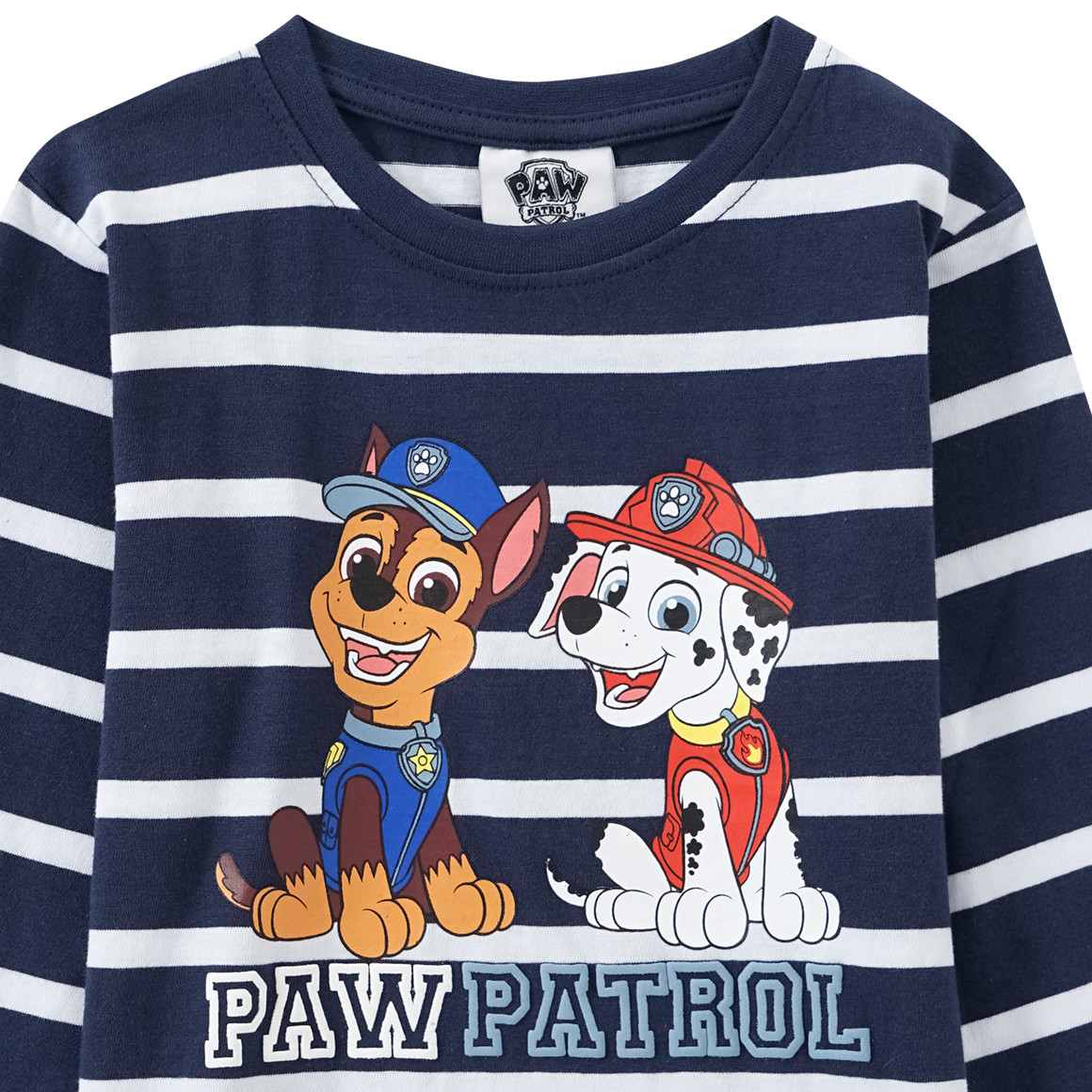 Topolino PAW Patrol Langarmshirt mit großem Print dunkelblau