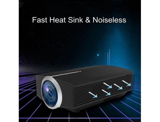 YONIS - Vidéoprojecteur Home Cinéma Projecteur led hd home cinema 1200 lux support hdmi vga av t...