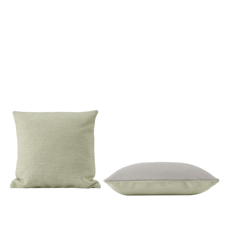 Muuto Mingle kussen 45x45 roze/petroleum