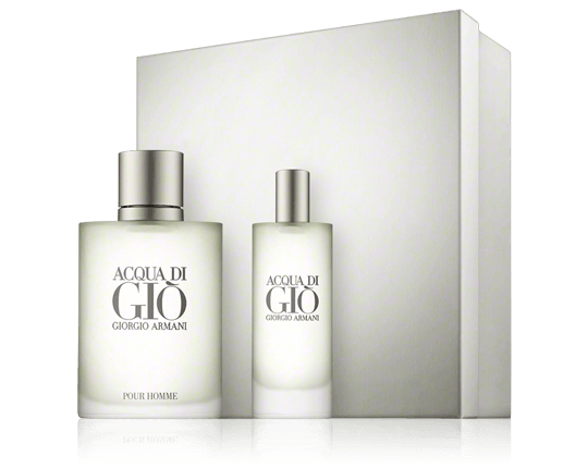 Giorgio Armani Acqua di Gio Homme Set mit Mini EdT Spray 50ml-15ml