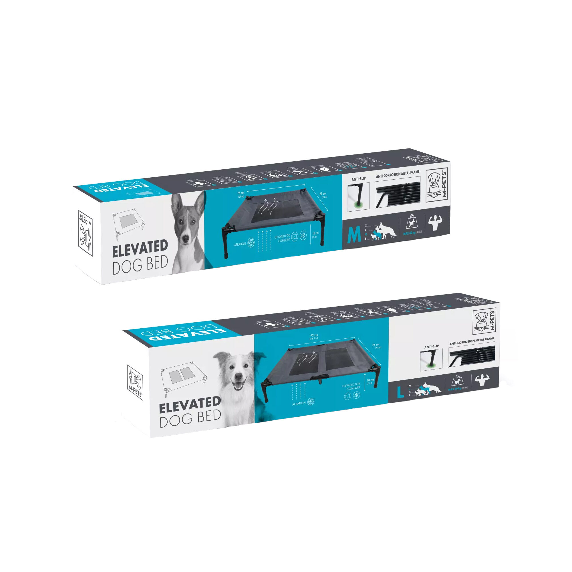 M-Pets Verhoogd Hondenbed