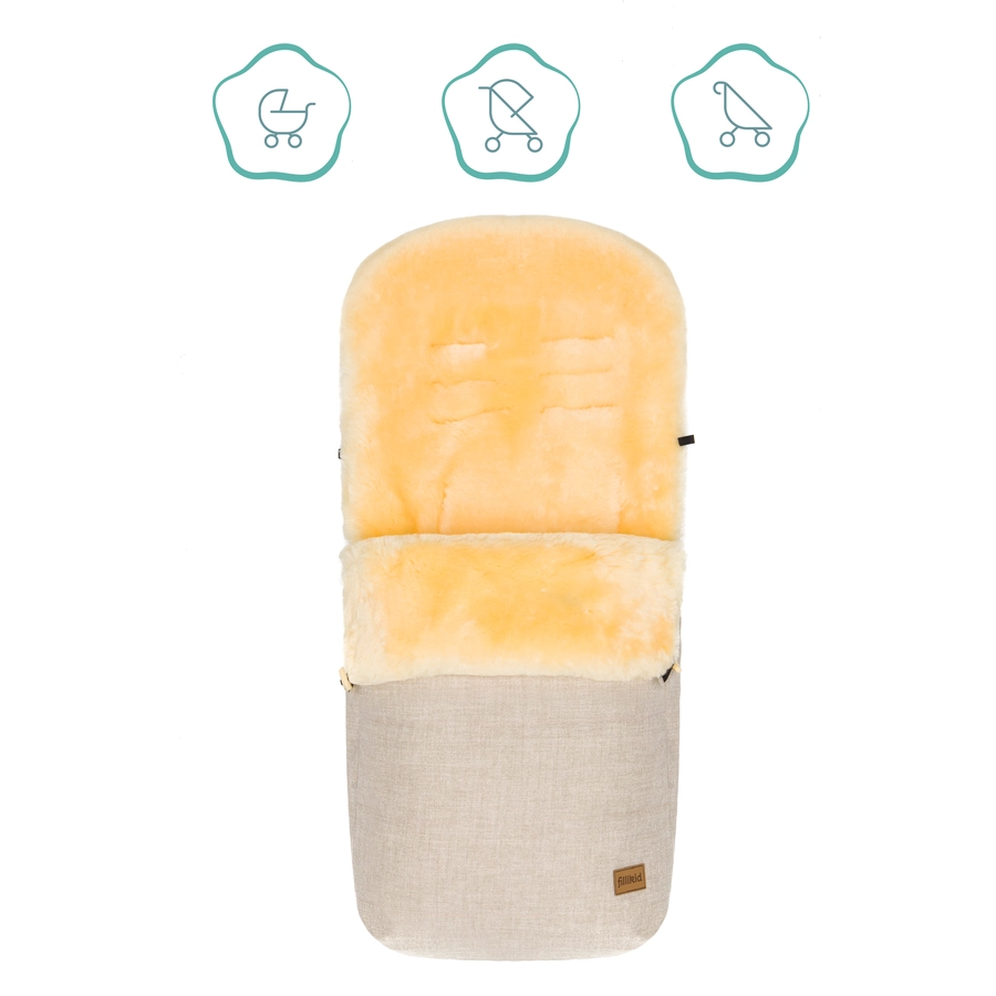 fillikid Winterfußsack Everest Bernina Sand Melange