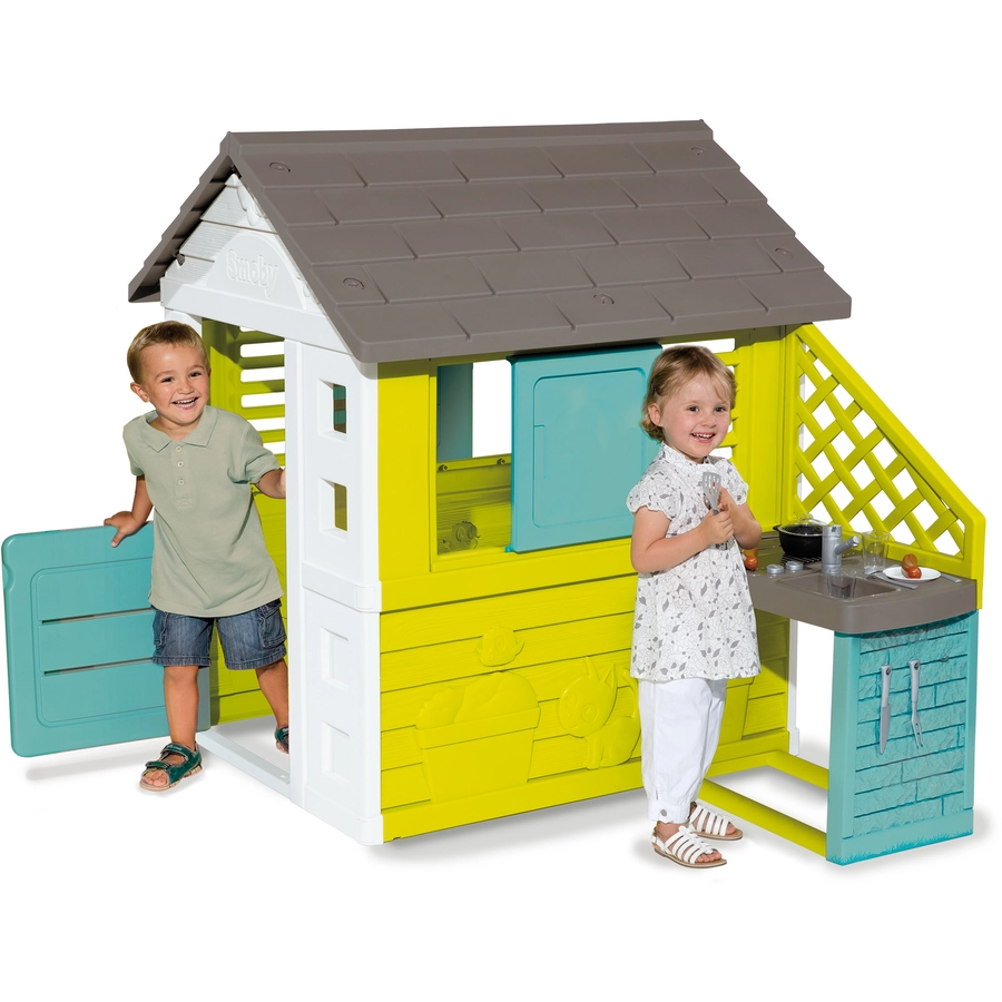 Smoby Spielhaus Pretty Haus mit Sommerküche