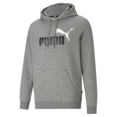 PumaESS+ 2 Col Big Logo Hoodie FL - grau