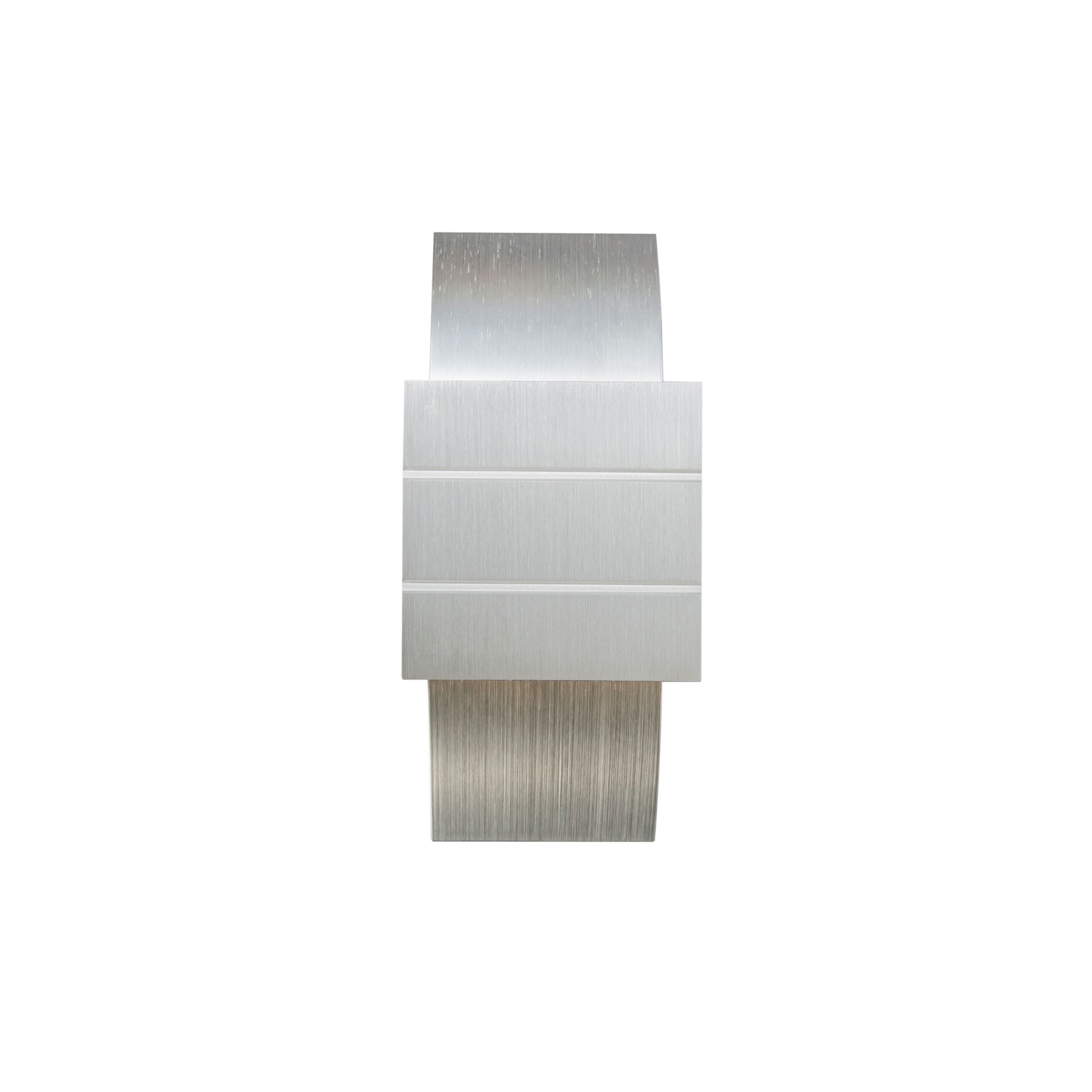 Moderne wandlamp aluminium met lichteffect - Amy