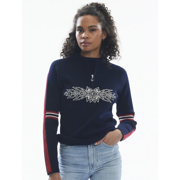 Pull DALE OF NORWAY OL SPIRIT F SWEATER NAVY OFF WHITE RASPBERRY