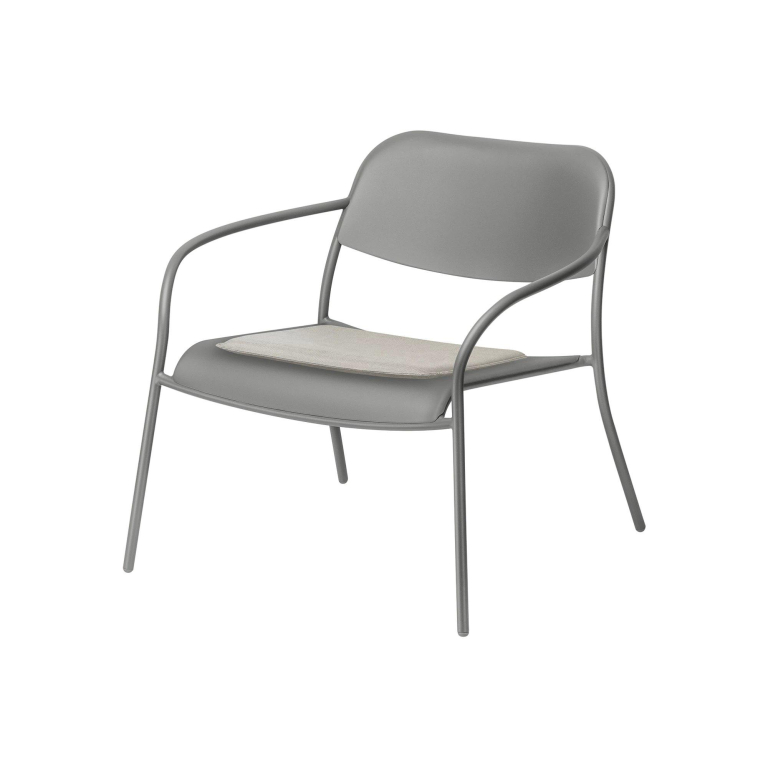 Blomus Yua zitkussen fauteuil Outdoor grijs