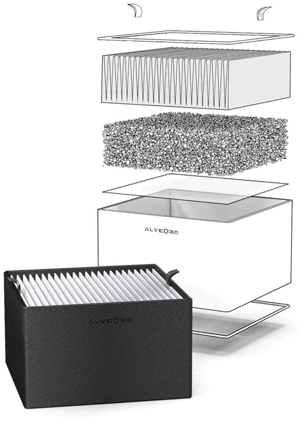 Alveo3D  Filter M100    HEPA 14 Filter für AlveoPRO Filtersystem