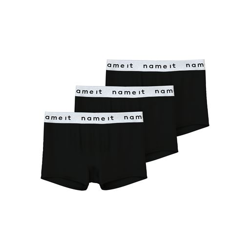 Name It 3-pak Boxershorts, Black, 146-152 cm