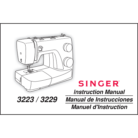 Singer Simple symaskine 3223 - gul