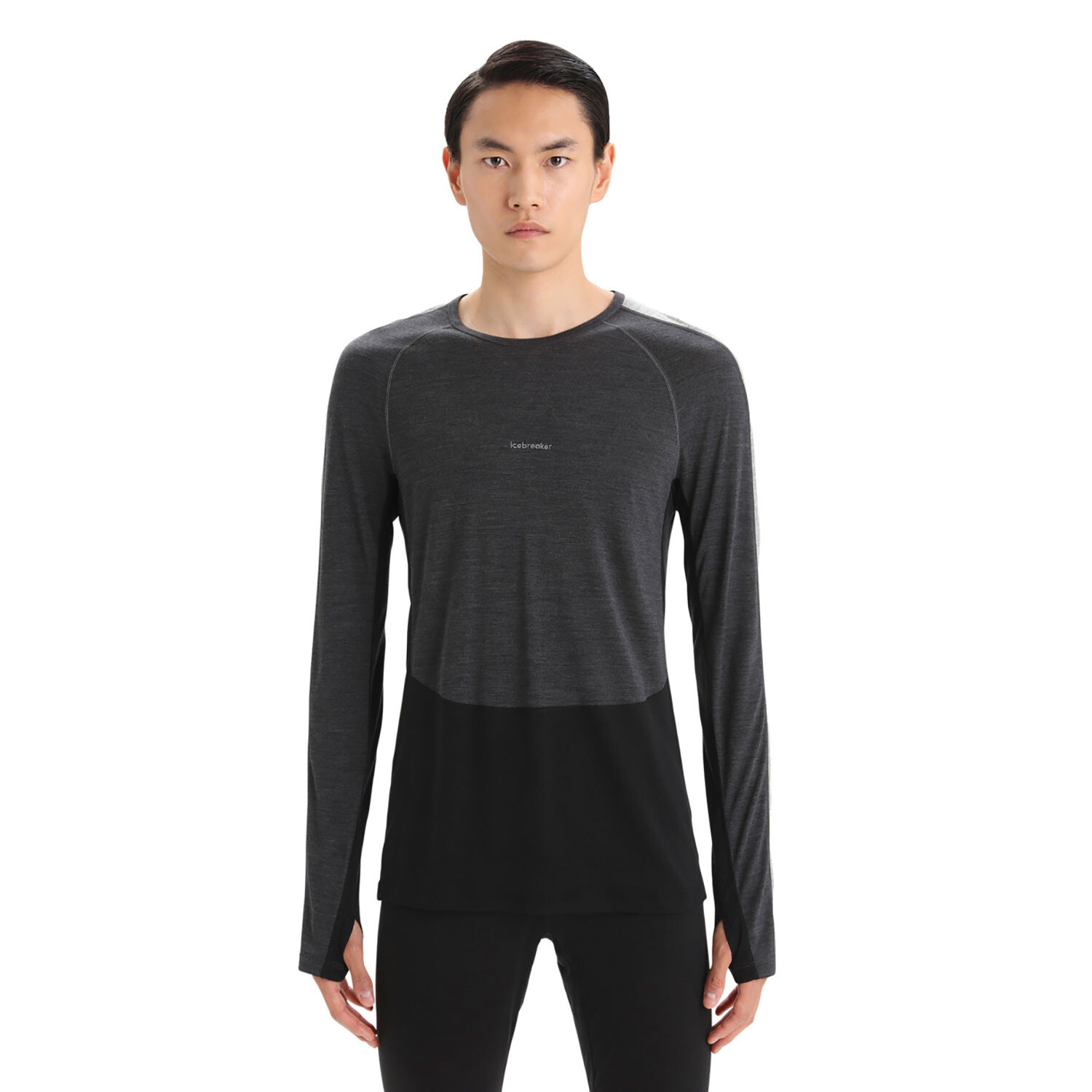 Icebreaker Mens 125 ZoneKnit L/S Crewe