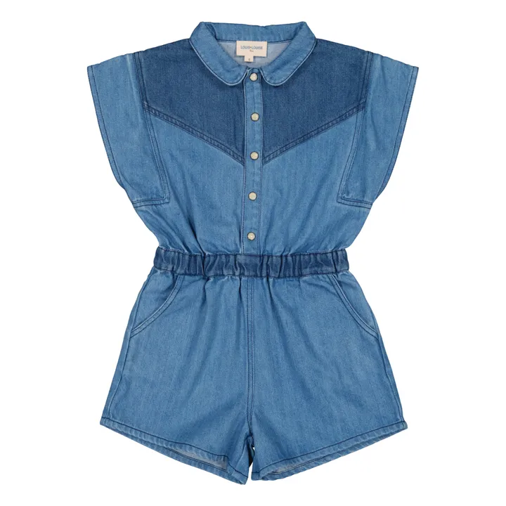 Louis Louise Combishort Patricia Denim | Bleu jean