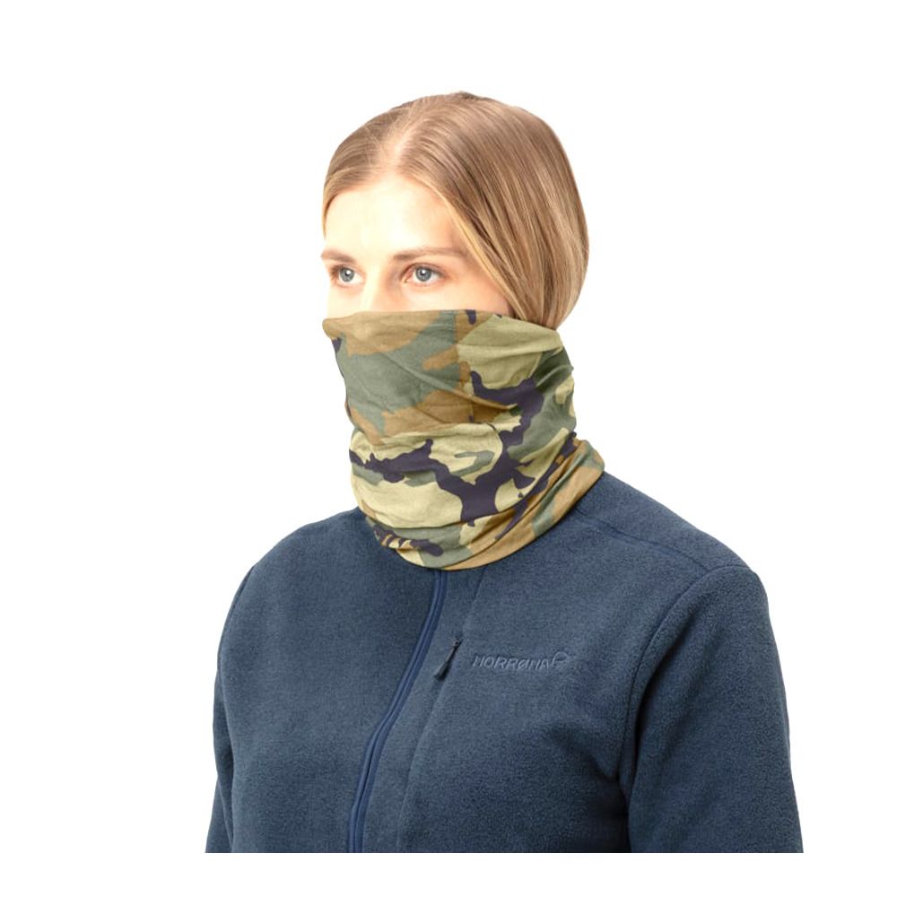 Norrona/29 MICROFIBER - Tour de cou green camo