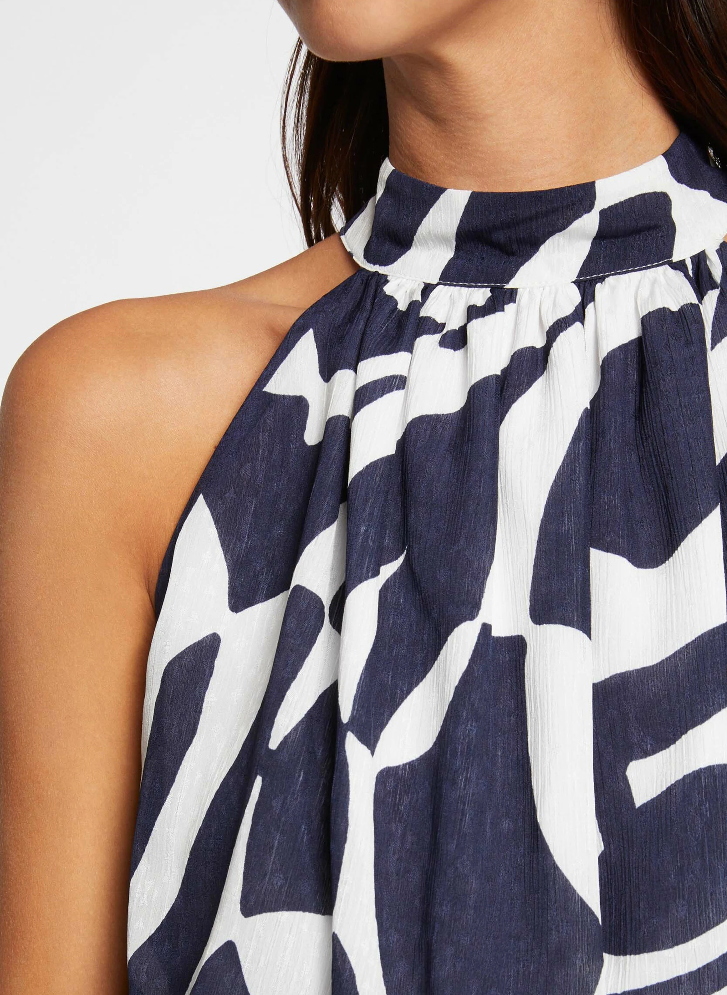 RPLUM.F - Robe longue évasée | Multicolore