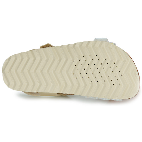 Geox - J ADRIEL GIRL - Blanc / Doré