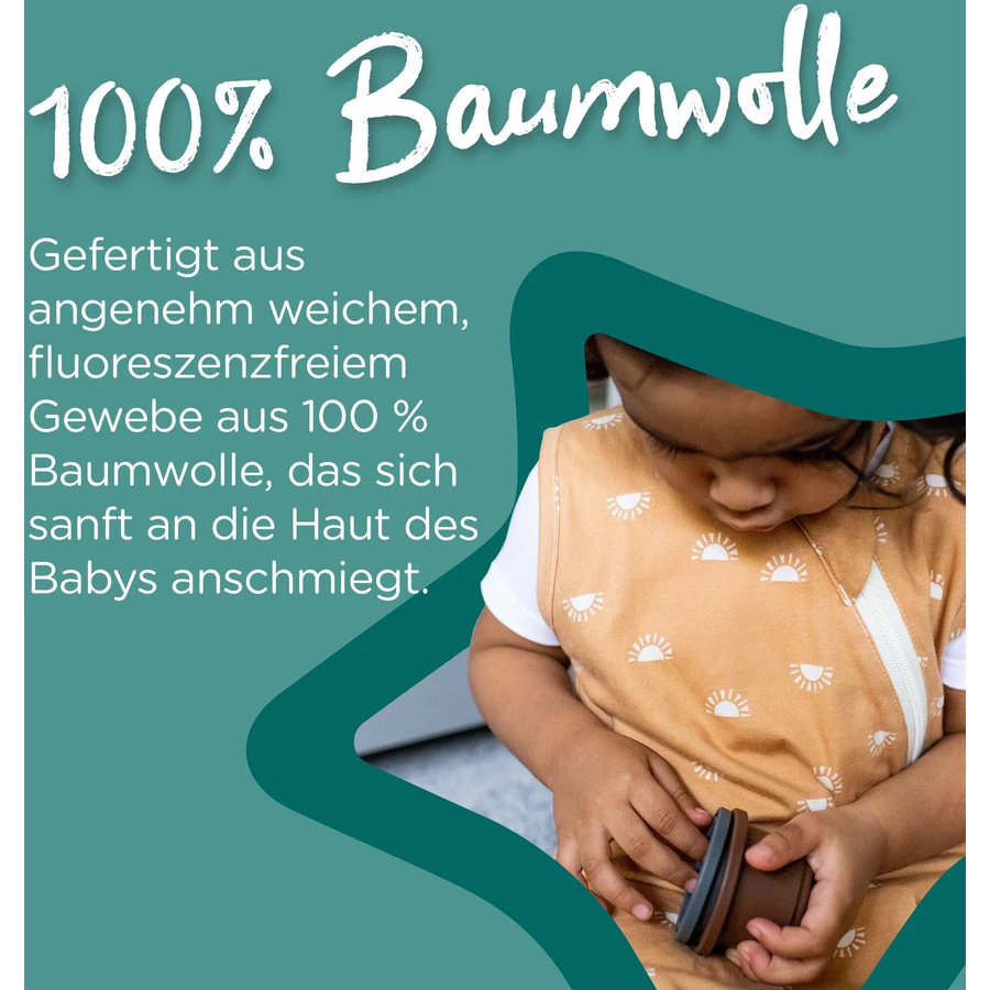 Tommee Tippee Babyschlafsack Original-Grobag 2.5 TOG, schlafender Pip