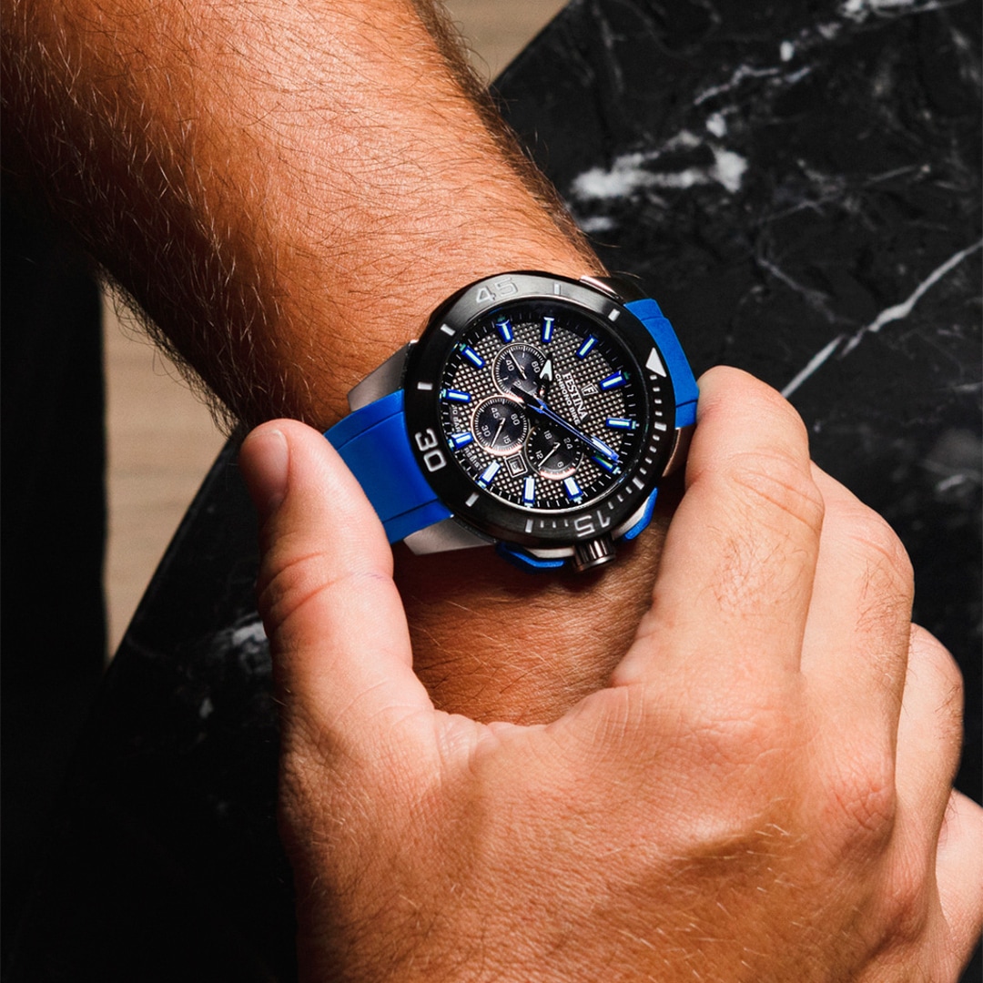 Festina Chrono Bike 2022 Blau / Schwarz