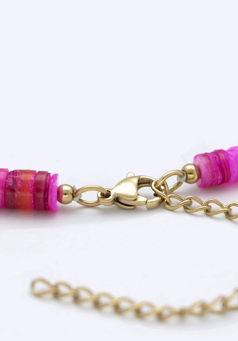 NOTRE-V roze notre-v ketting omss23-024