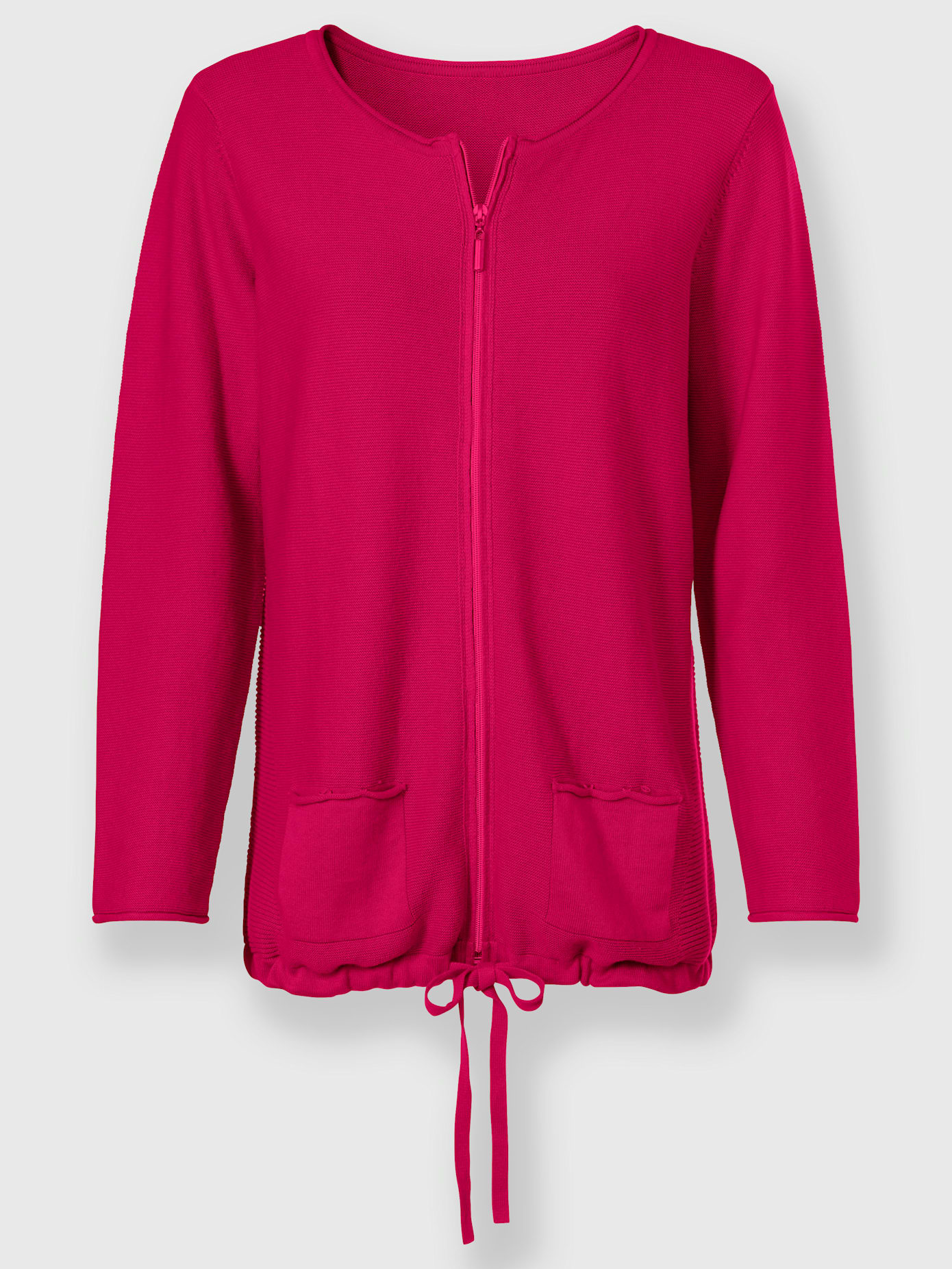 Veste en tricot maille perlée attrayante