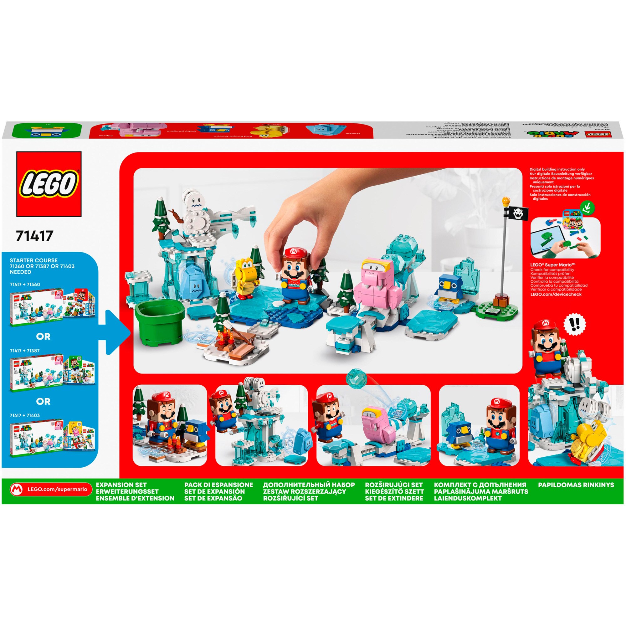 LEGO Konstruktionsspielzeug Super Mario Kahlross-Abenteuer - Erweiterungsset