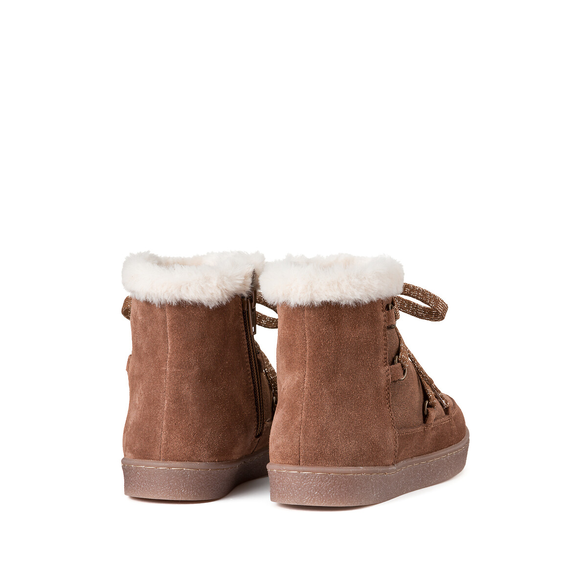 COLEÇÃO LA REDOUTE<br>Botas forradas em couro