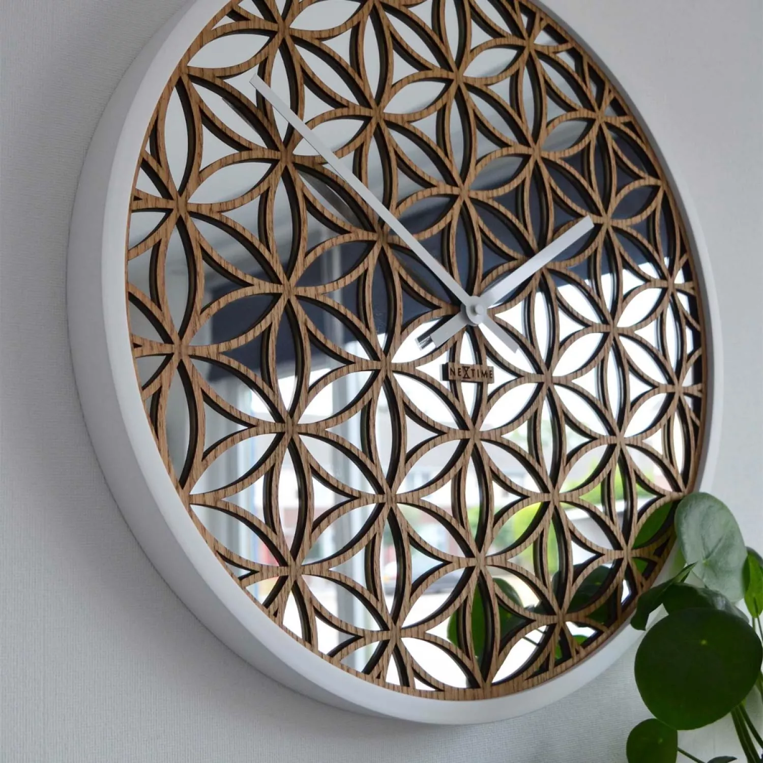 NeXtime Bella Mirror Vægur 3194WI