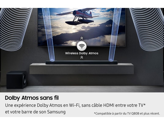 SAMSUNG - Barre de son HW-QS710F - 3.1.2 Ch - Dolby Atmos