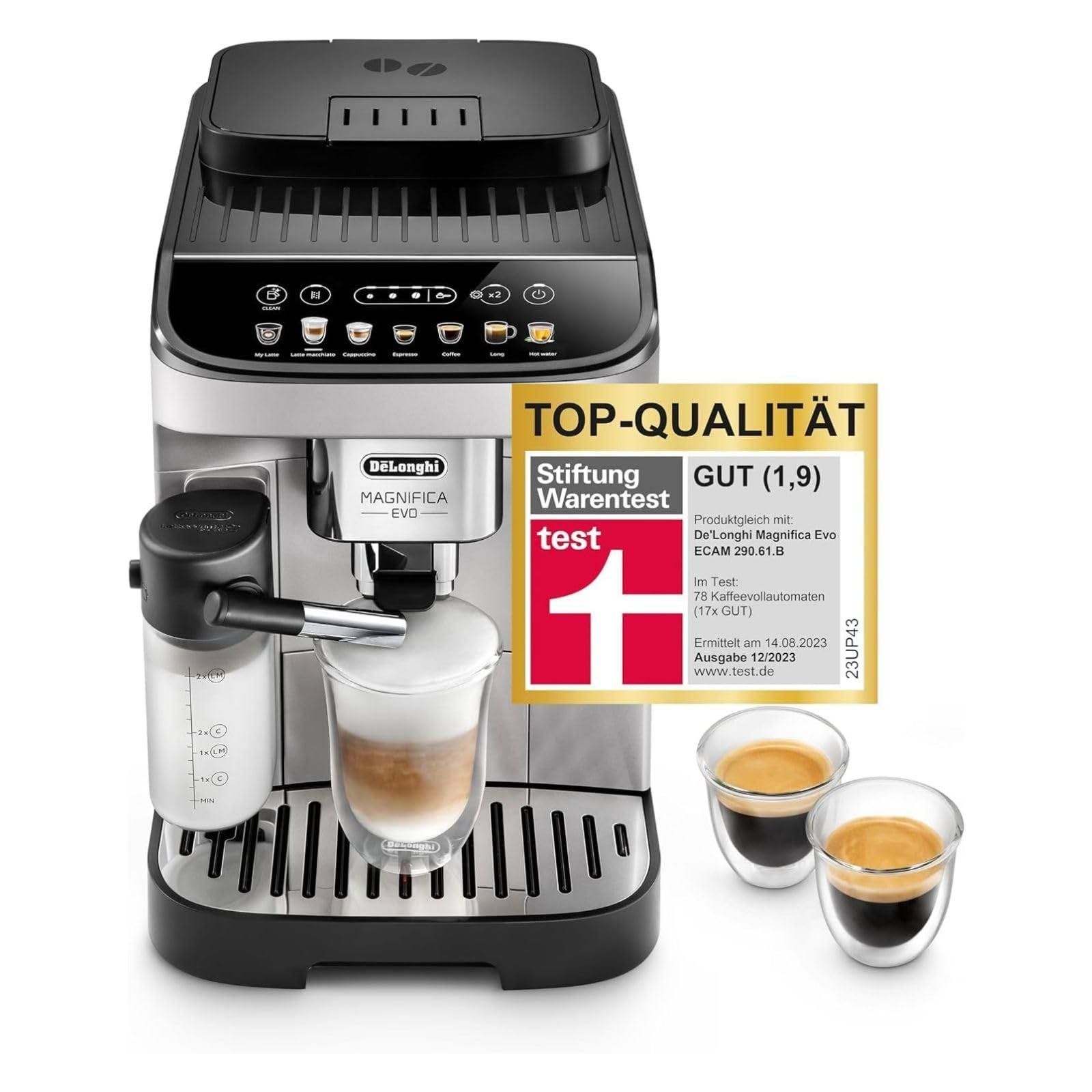 De'longhi Volautomatische Espressomaschine mit Melksystem