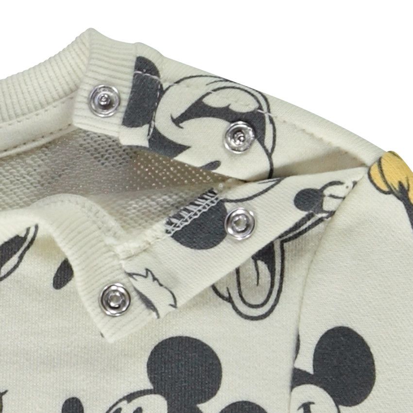 Sweat imprimé Mickey et ses amis Disney pour bébé garçon - Ecru