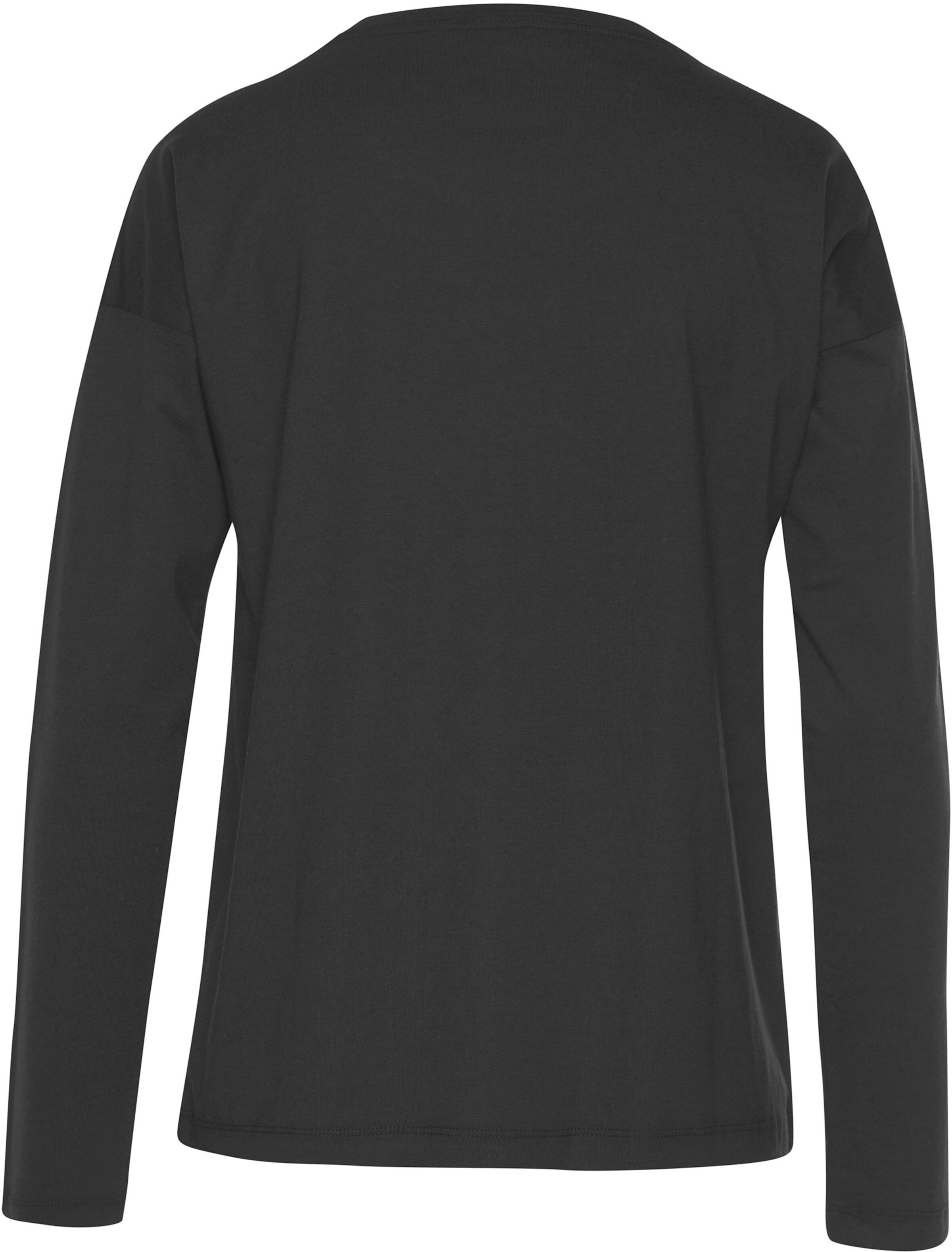 LASCANA Pyjamaoberteil in schwarz
