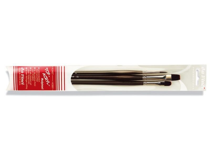 Da Vinci Acrylpinsel Top-Acryl, Set 4221
