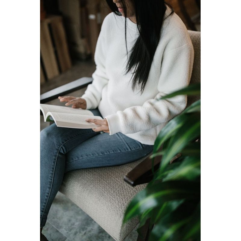EcoLoft Boyfriend Crew - Sweatshirt femme
