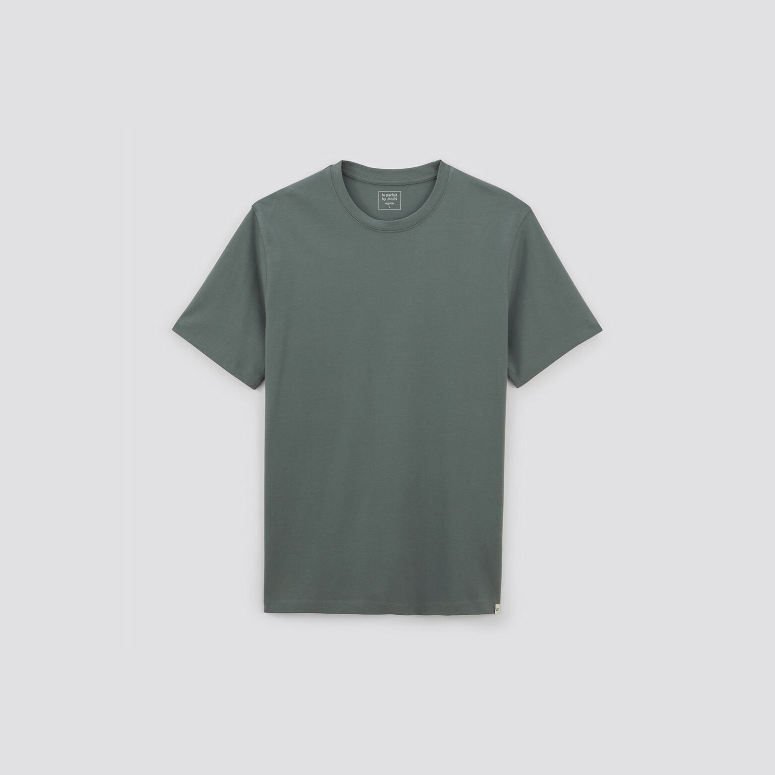 Tee shirt 'le parfait by JULES' coton issu de l'ag Vert kaki