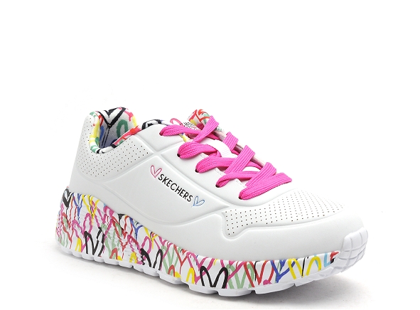 Skechers basses enfant 314976 blanc