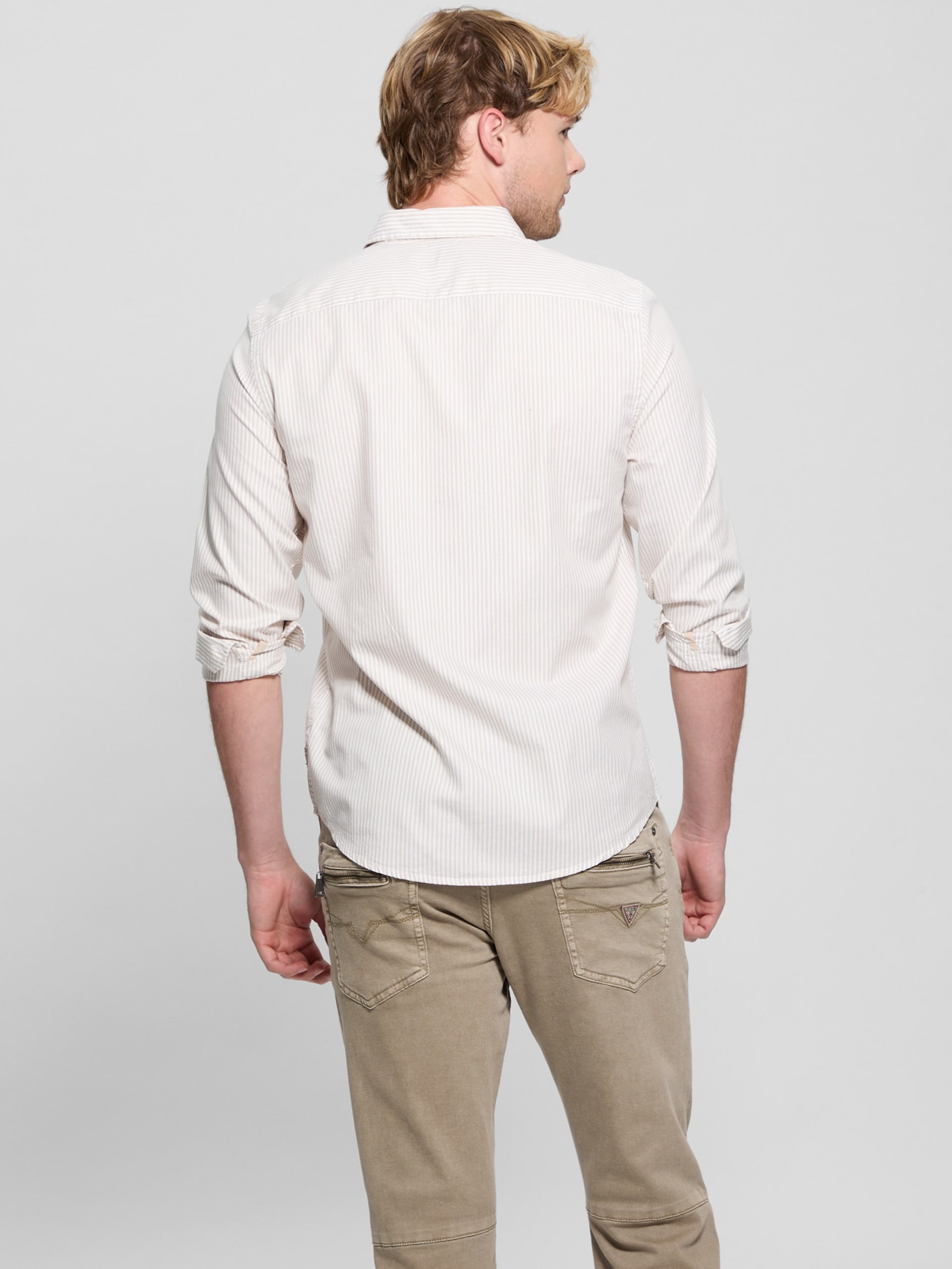 Camisa listrada Oxford