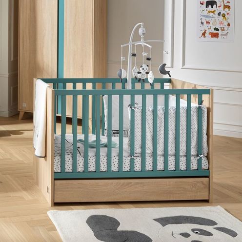 Lit bébé 120x60 NOVA Argile douce - SAUTHON