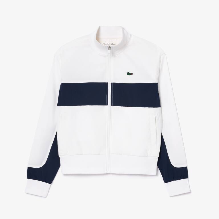 Veste Tennis color-block Ultra-Dry stretch Manteaux & Vestes - Blanc - Lacoste - Femme