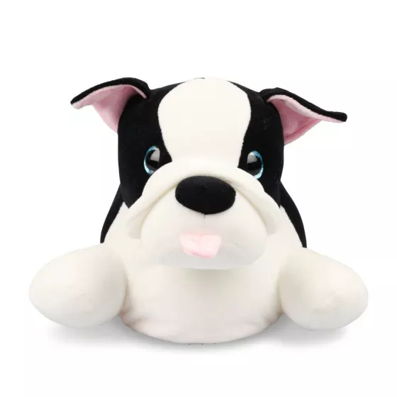 Chaussons peluche chien NOIR MERRY SCOTT