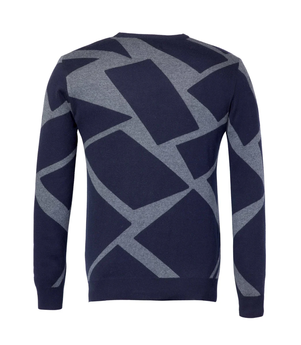 Pull col rond graphique 