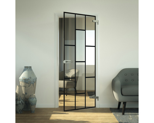 Pertura glazen deur Studio Atello II 83,4x197,2x0,8 cm DIN Links