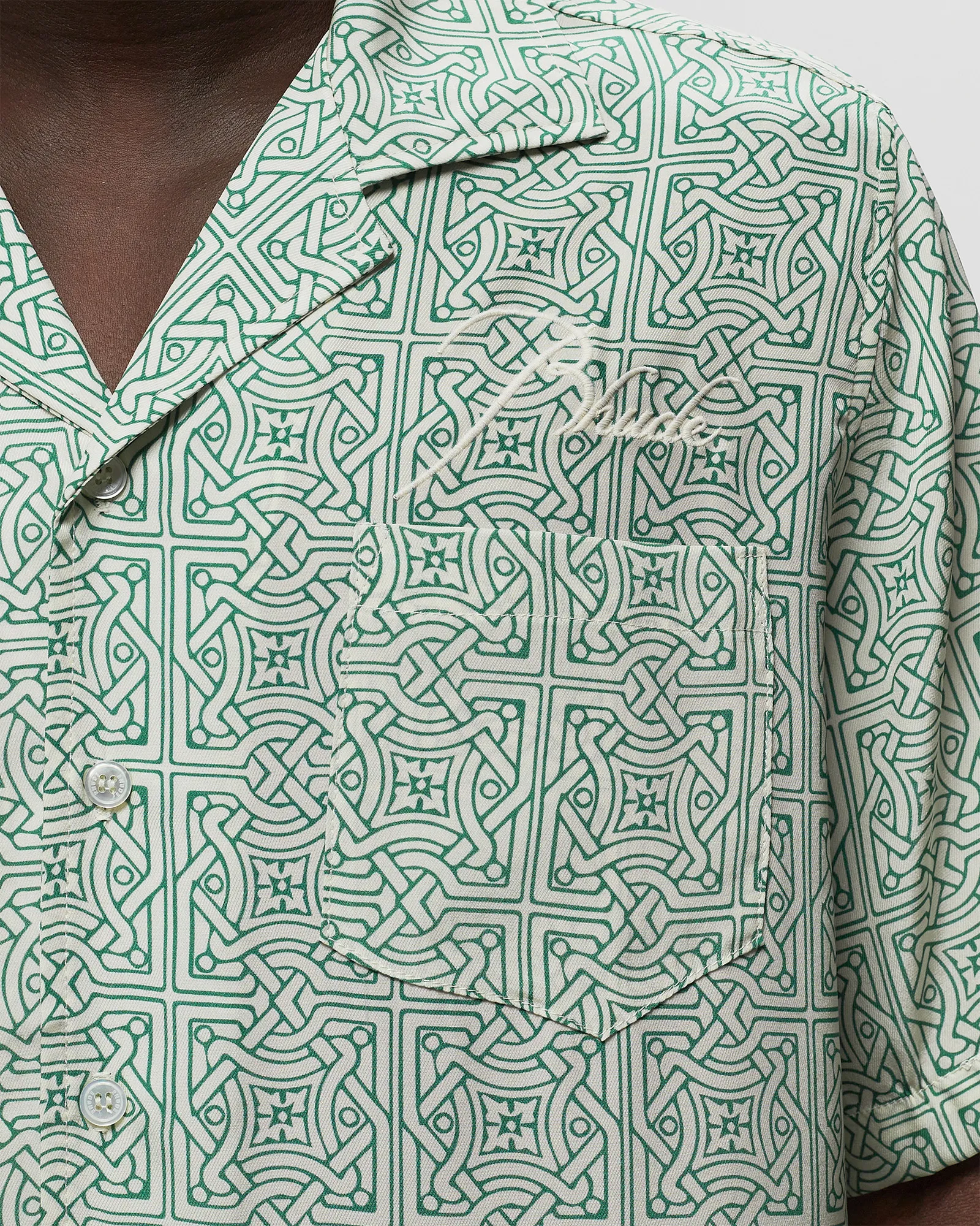 Camisa de seda Rhude CRAVAT