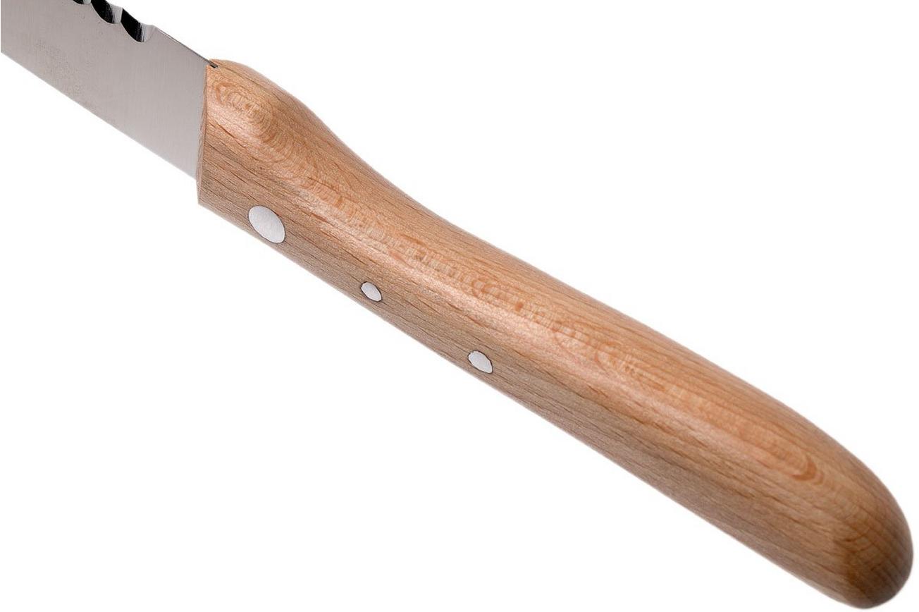 Robert Herder broodmes straight classic roodbeuken RVS