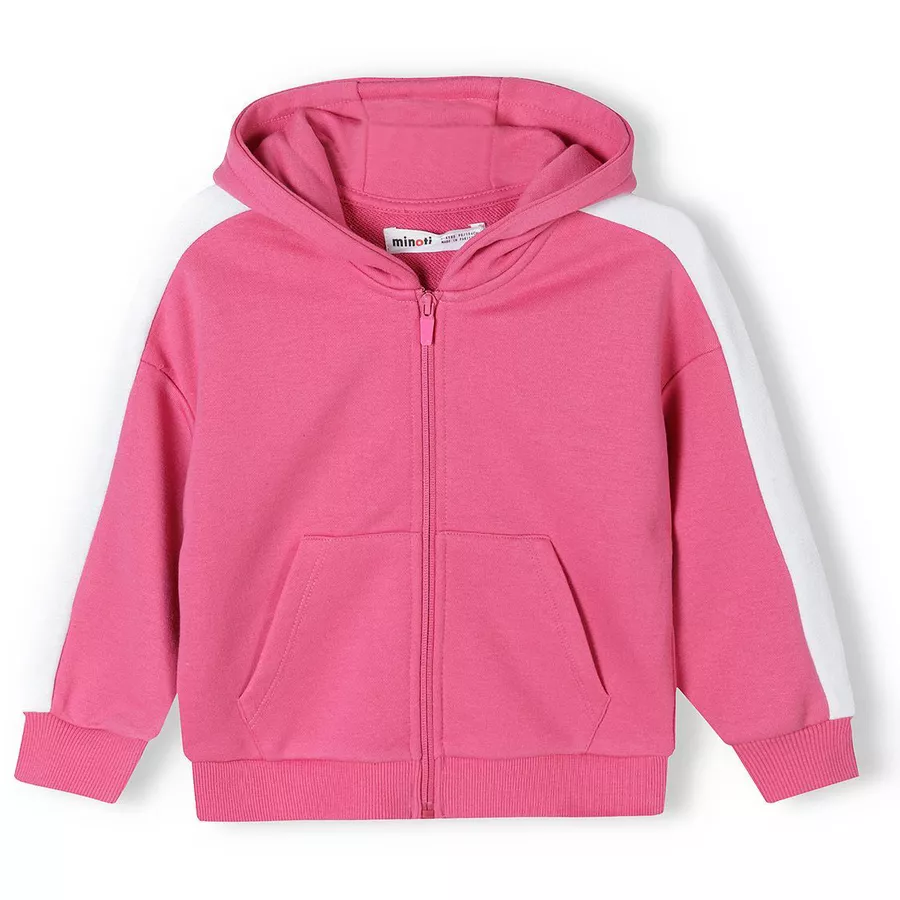 MINOTI Hoodie mit Zipper Rosa