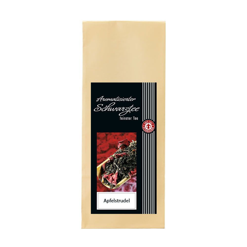 Schrader Apfelstrudel, aromatisierter Schwarztee
