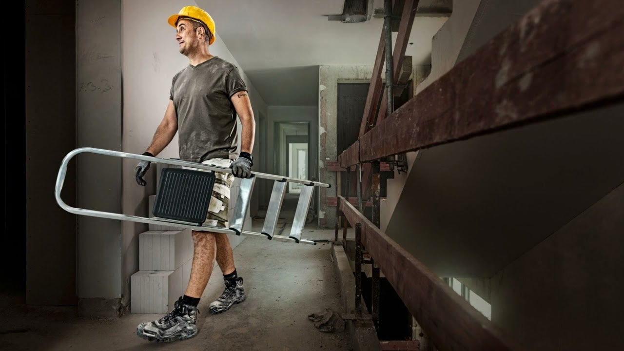 Werner trapladder, 3 treden