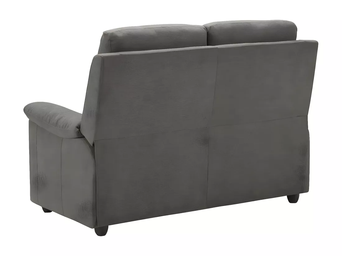 Canapé de relaxation en tissu Katika-Couleur Gris-Système Electrique-3 places