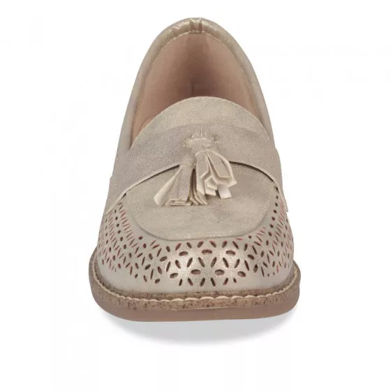 Mocassins BEIGE VIA DONNA